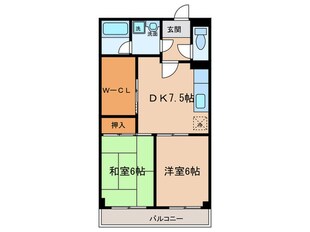 トレンツマンションの物件間取画像